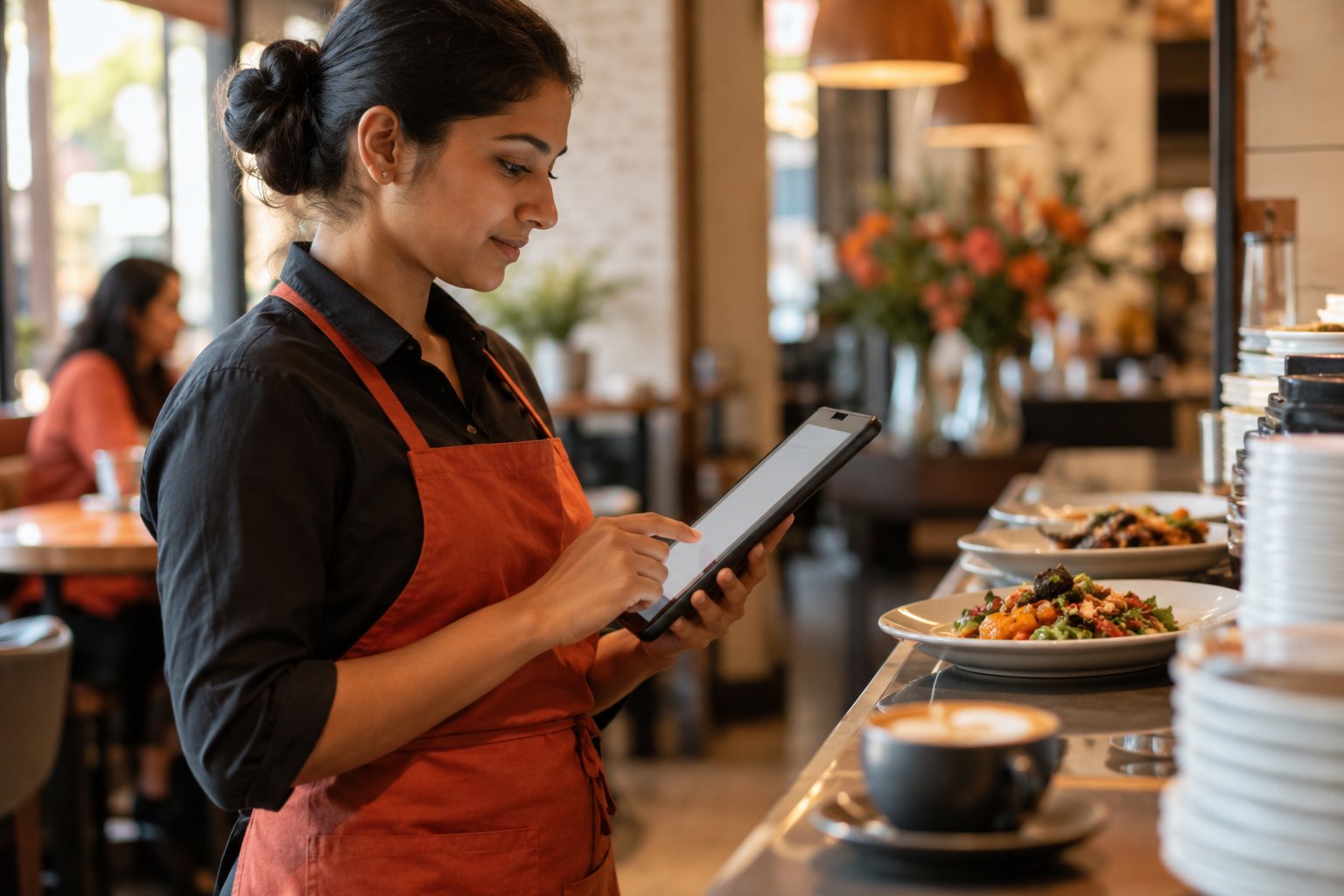 Restaurant operations illustration